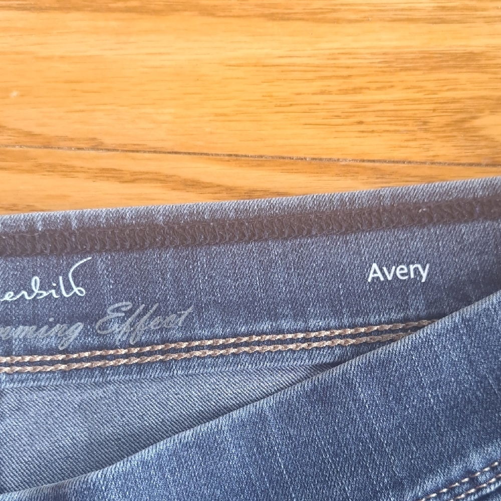 Gloria Vanderbilt AVERY All Over Slimming Effect Straight Stretch Jeans SZ. 16P - Picture 7 of 7
